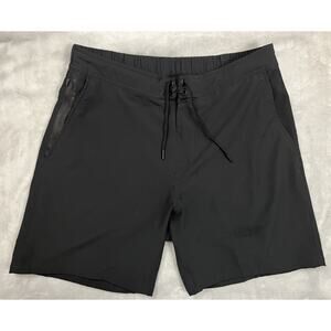 TEN THOUSAND The Foundation Mens Large Board Shorts Black 7" Performance Fitness